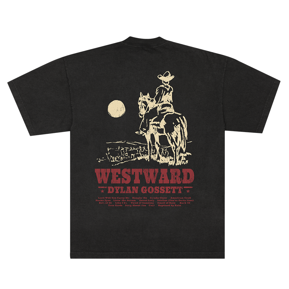 Westward Cowboy Tee Back
